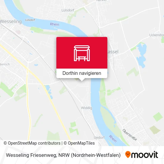 Wesseling Friesenweg Karte