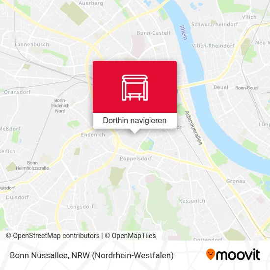 Bonn Nussallee Karte