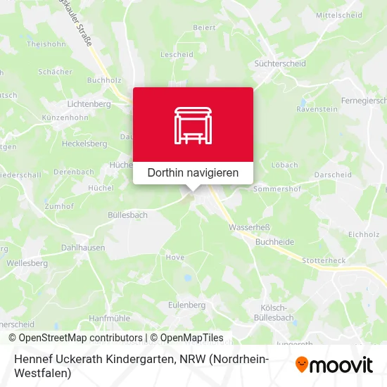 Hennef Uckerath Kindergarten Karte