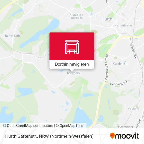 Hürth Gartenstr. Karte