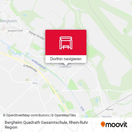 Bergheim Quadrath Gesamtschule Karte