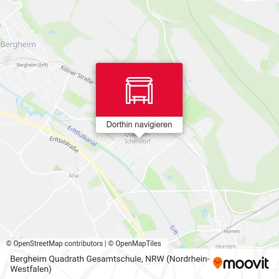 Bergheim Quadrath Gesamtschule Karte