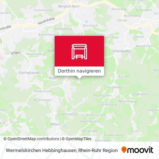Wermelskirchen Hebbinghausen Karte