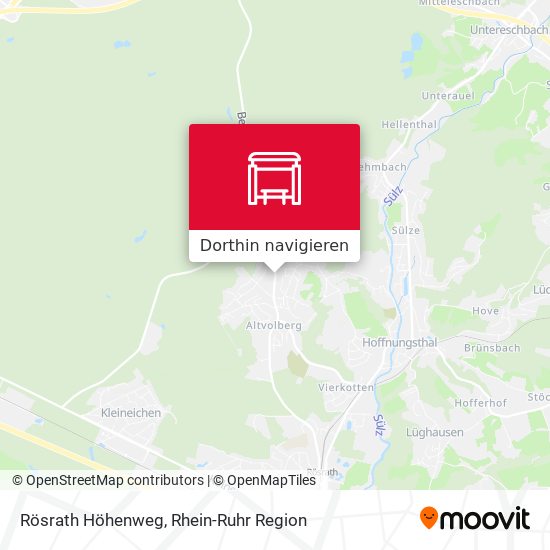 Rösrath Höhenweg Karte
