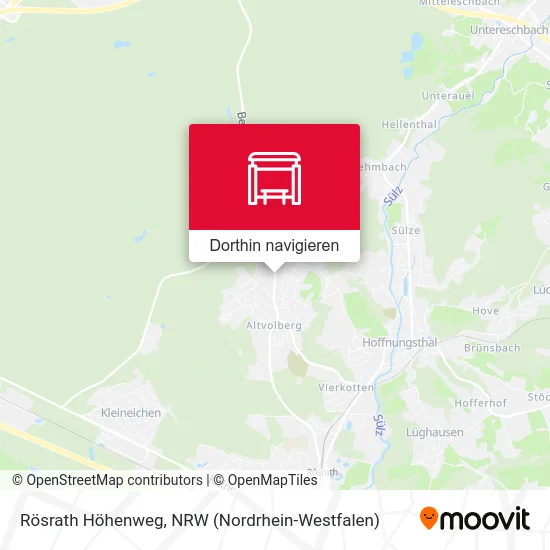Rösrath Höhenweg Karte