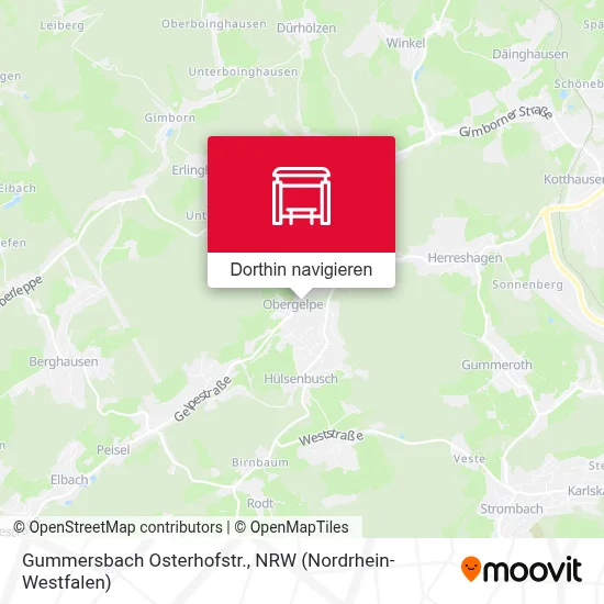 Gummersbach Osterhofstr. Karte