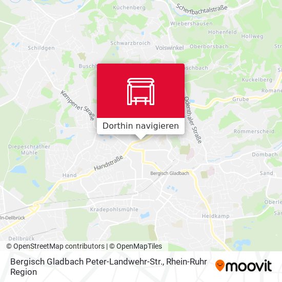 Bergisch Gladbach Peter-Landwehr-Str. Karte