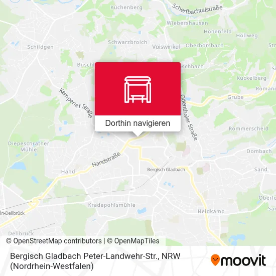 Bergisch Gladbach Peter-Landwehr-Str. Karte