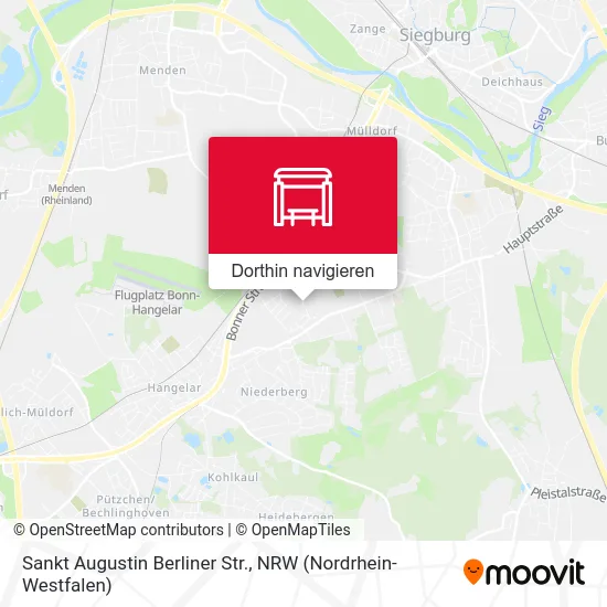 Sankt Augustin Berliner Str. Karte