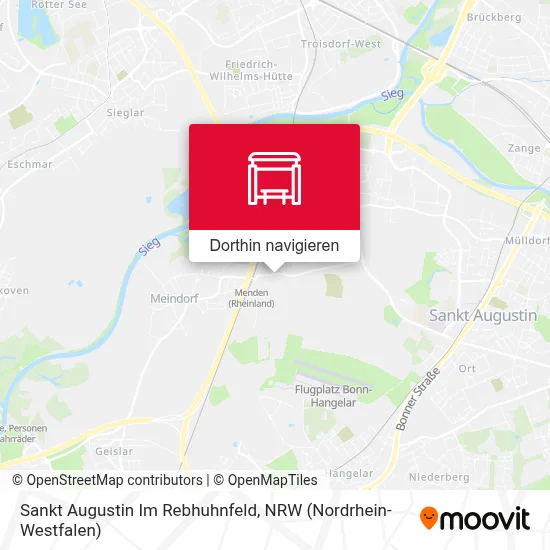 Sankt Augustin Im Rebhuhnfeld Karte