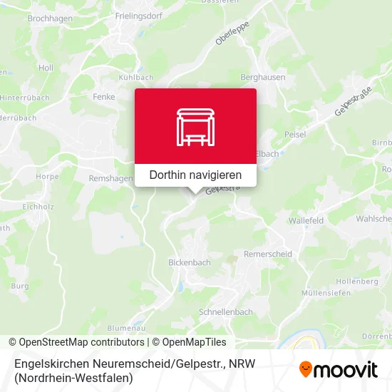 Engelskirchen Neuremscheid / Gelpestr. Karte