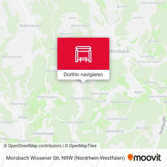 Morsbach Wissener Str Karte