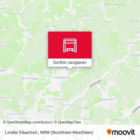 Lindlar Eibachstr. Karte
