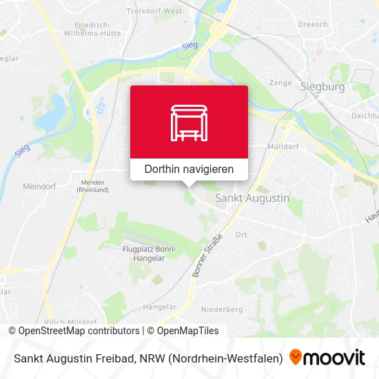 Sankt Augustin Freibad Karte