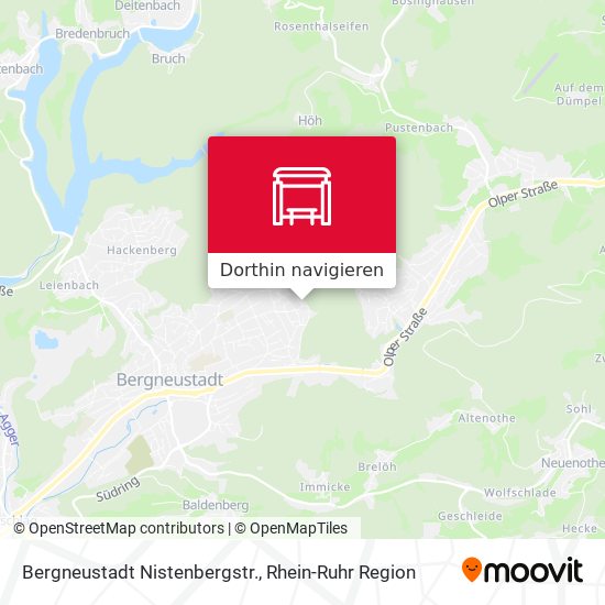 Bergneustadt Nistenbergstr. Karte