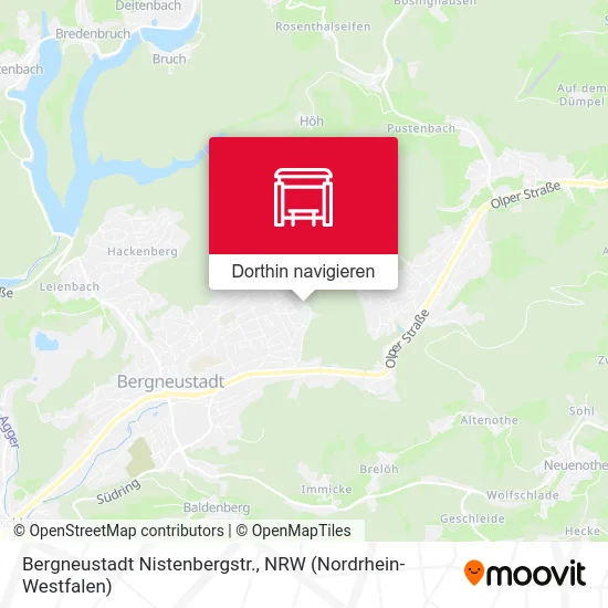 Bergneustadt Nistenbergstr. Karte