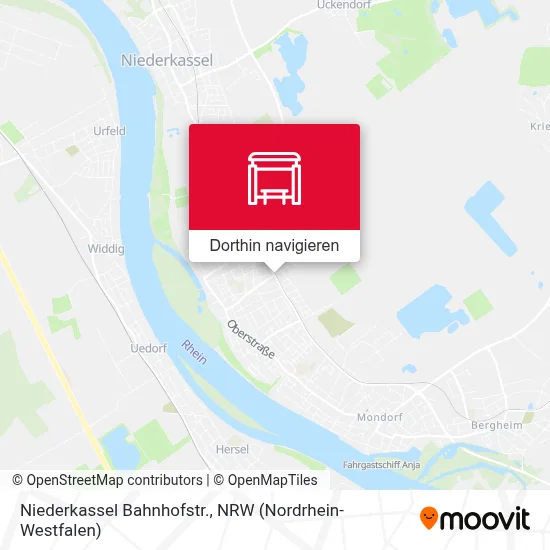 Niederkassel Bahnhofstr. Karte