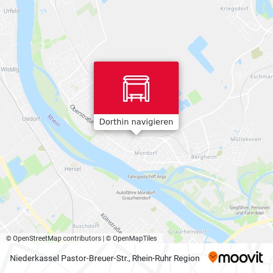 Niederkassel Pastor-Breuer-Str. Karte