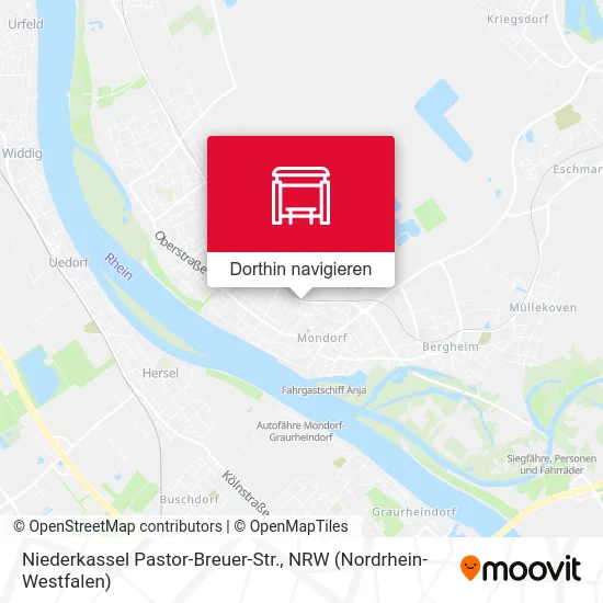 Niederkassel Pastor-Breuer-Str. Karte