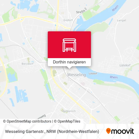 Wesseling Gartenstr. Karte