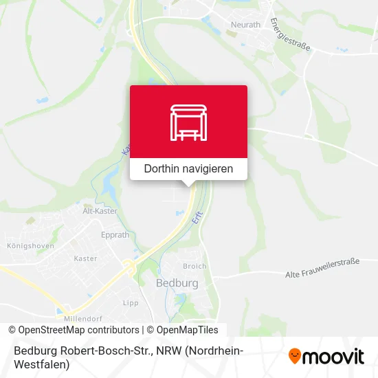 Bedburg Robert-Bosch-Str. Karte