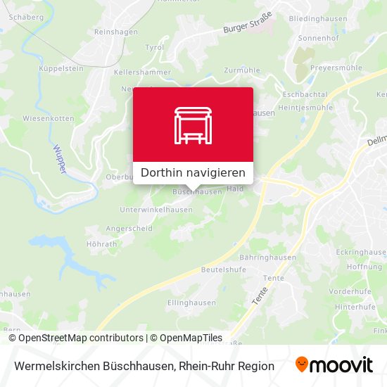 Wermelskirchen Büschhausen Karte