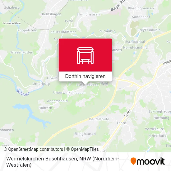 Wermelskirchen Büschhausen Karte