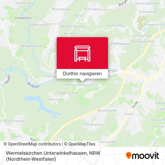 Wermelskirchen Unterwinkelhausen Karte