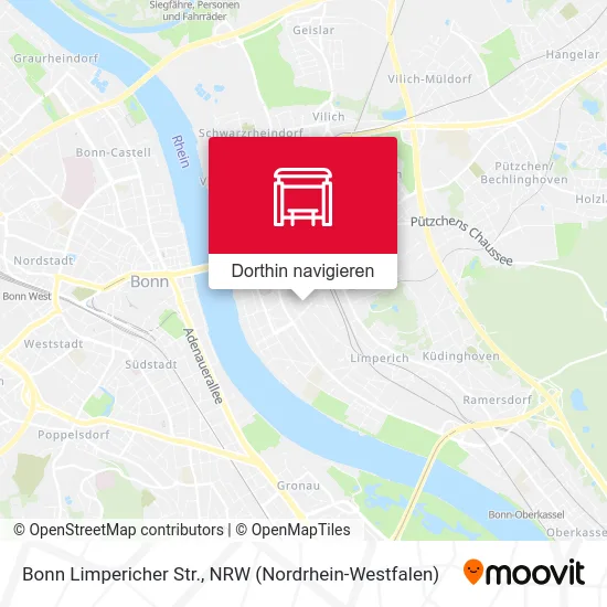 Bonn Limpericher Str. Karte