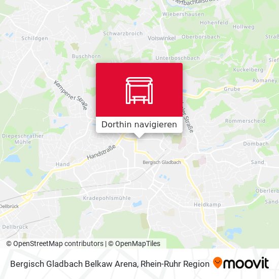 Bergisch Gladbach Belkaw Arena Karte