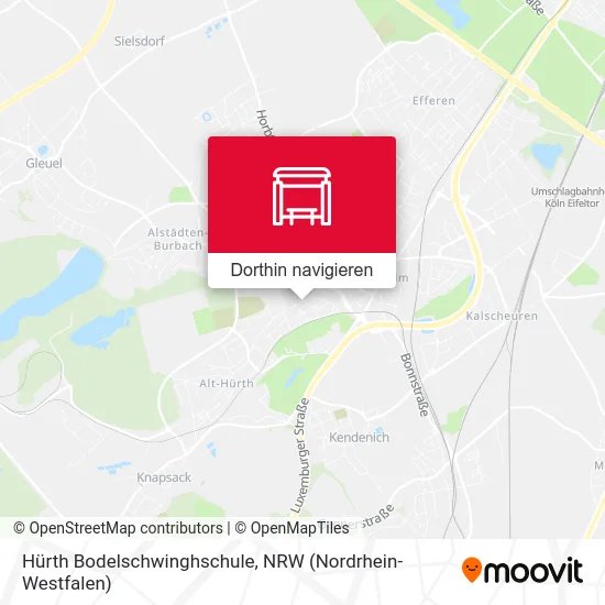 Hürth Bodelschwinghschule Karte