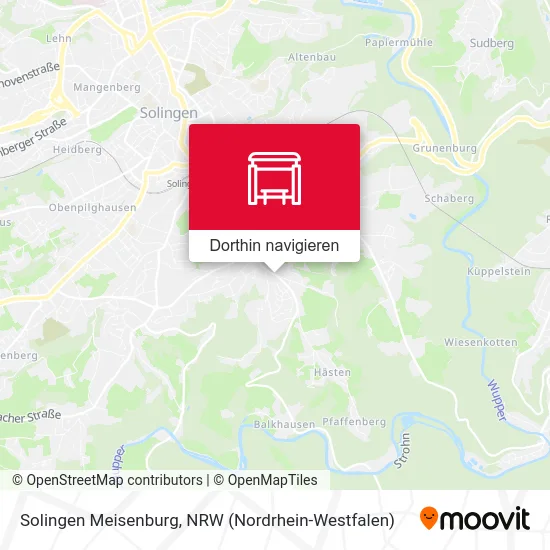 Solingen Meisenburg Karte