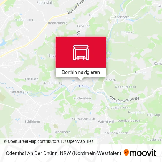 Odenthal An Der Dhünn Karte
