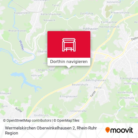 Wermelskirchen Oberwinkelhausen 2 Karte