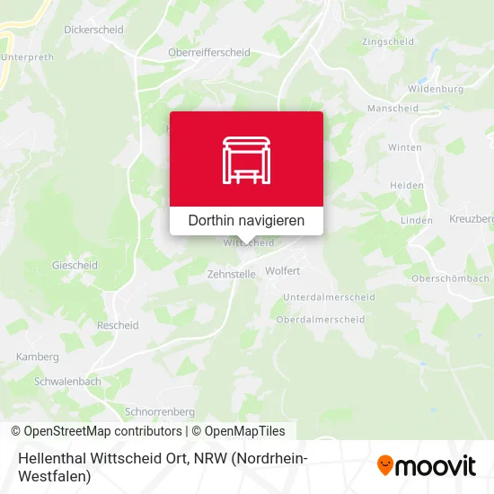 Hellenthal Wittscheid Ort Karte