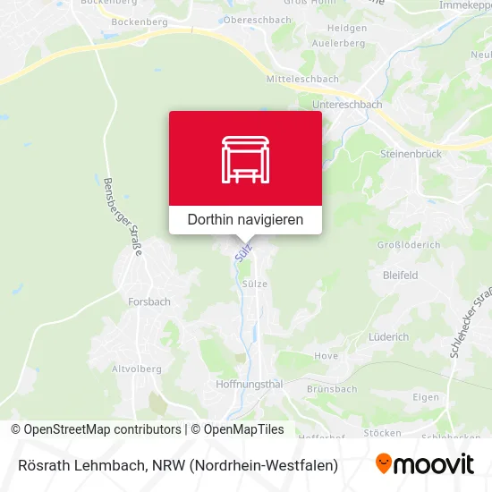 Rösrath Lehmbach Karte