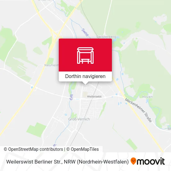 Weilerswist Berliner Str. Karte