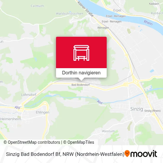 Sinzig Bad Bodendorf Bf Karte