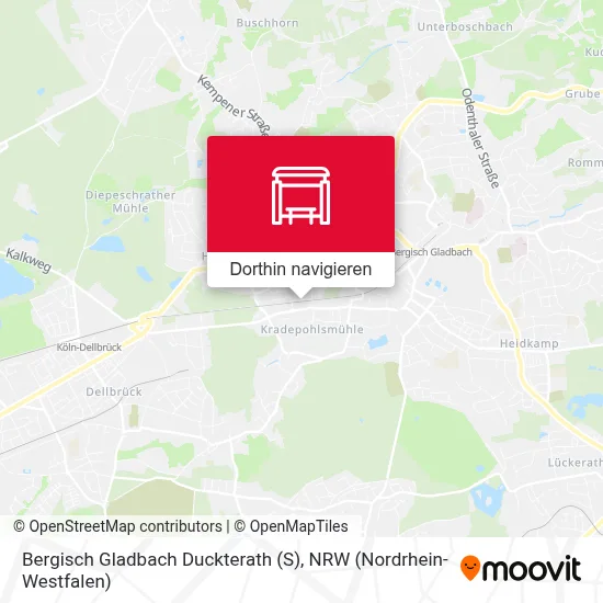 Bergisch Gladbach Duckterath (S) Karte