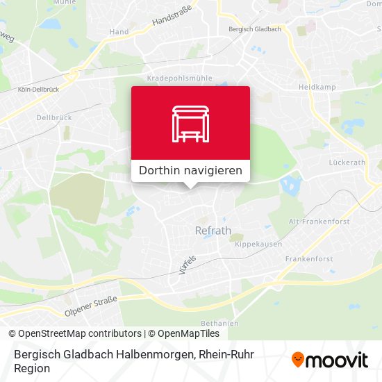 Bergisch Gladbach Halbenmorgen Karte