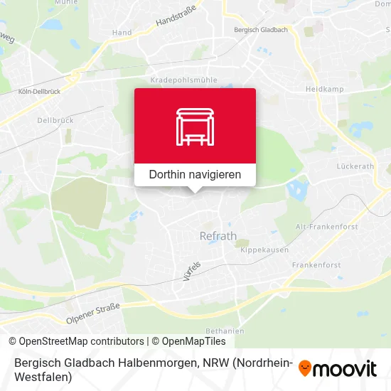 Bergisch Gladbach Halbenmorgen Karte