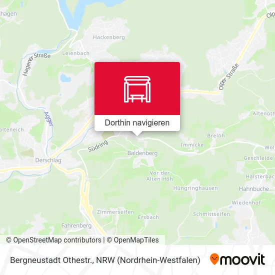 Bergneustadt Othestr. Karte