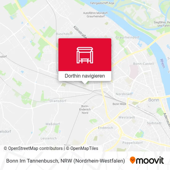 Bonn Im Tannenbusch Karte