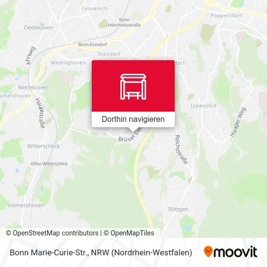 Bonn Marie-Curie-Str. Karte