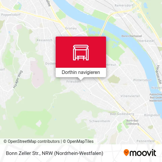 Bonn Zeller Str. Karte