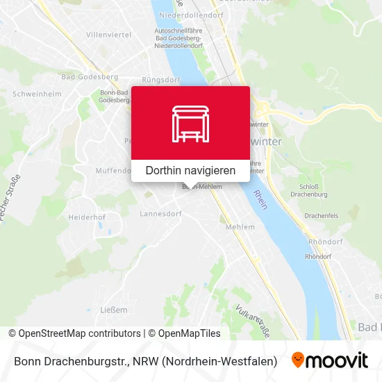 Bonn Drachenburgstr. Karte