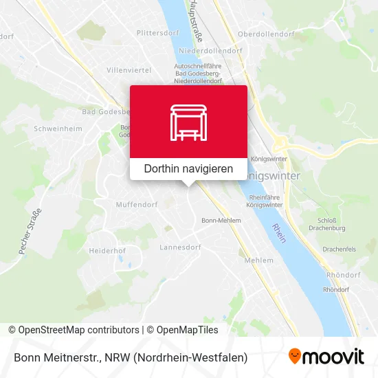 Bonn Meitnerstr. Karte