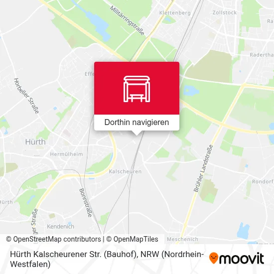 Hürth Kalscheurener Str. (Bauhof) Karte
