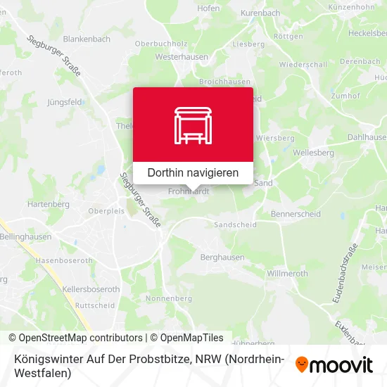 Königswinter Auf Der Probstbitze Karte