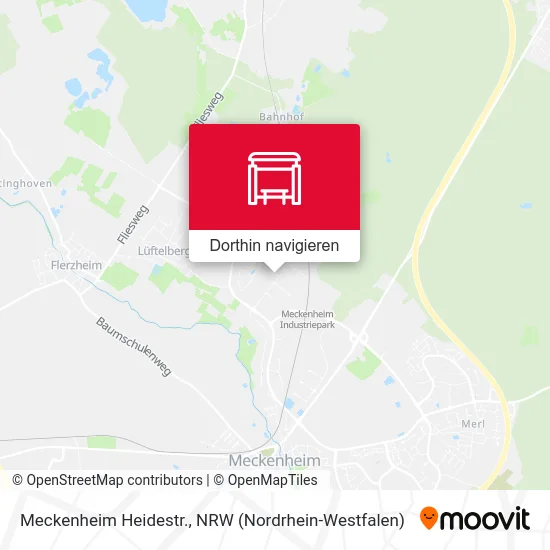 Meckenheim Heidestr. Karte
